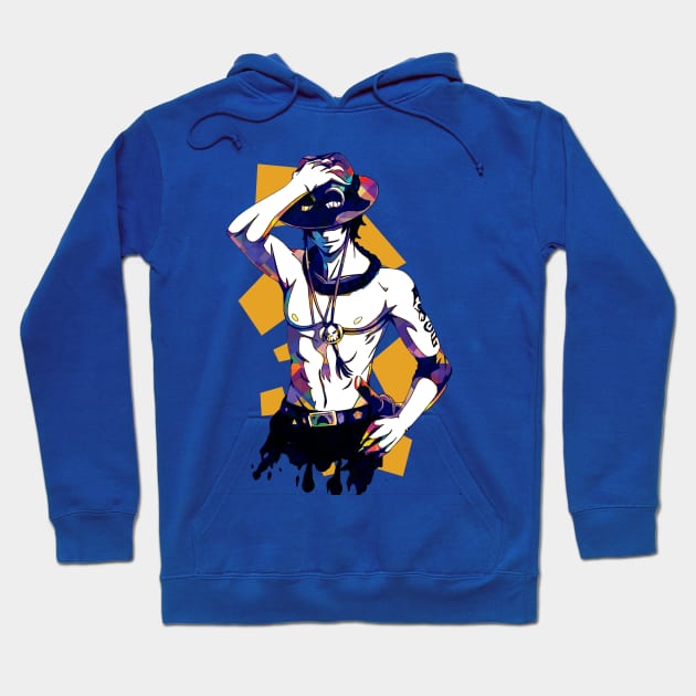 one piece - ace Hoodie by mounier